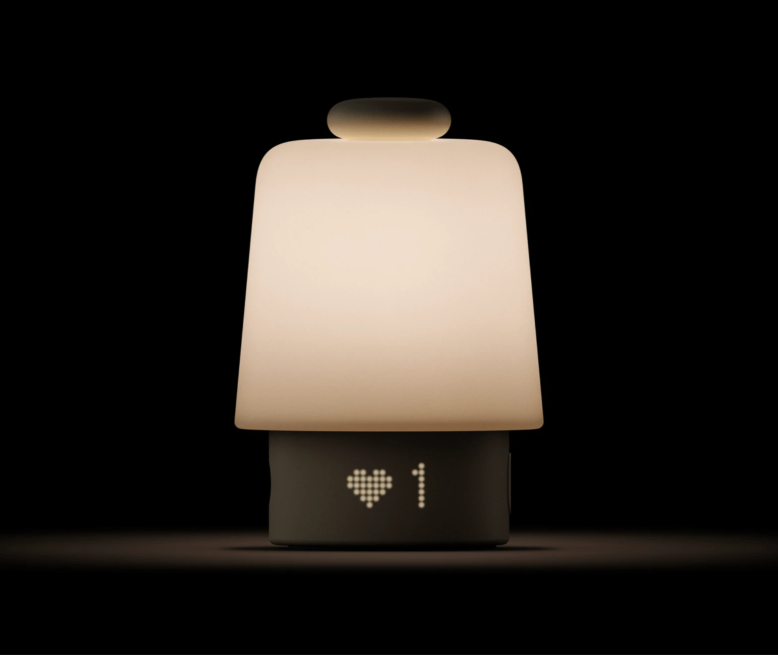 Hatch baby lit up on the first favorite setting