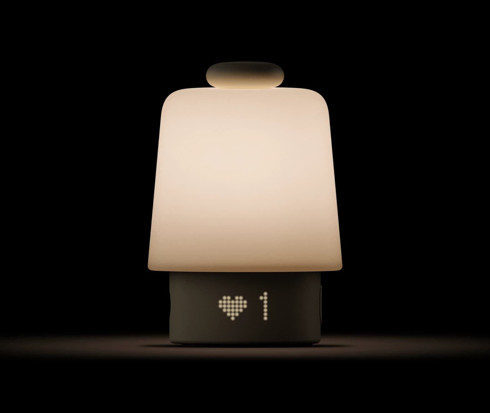 Hatch baby lit up on the first favorite setting