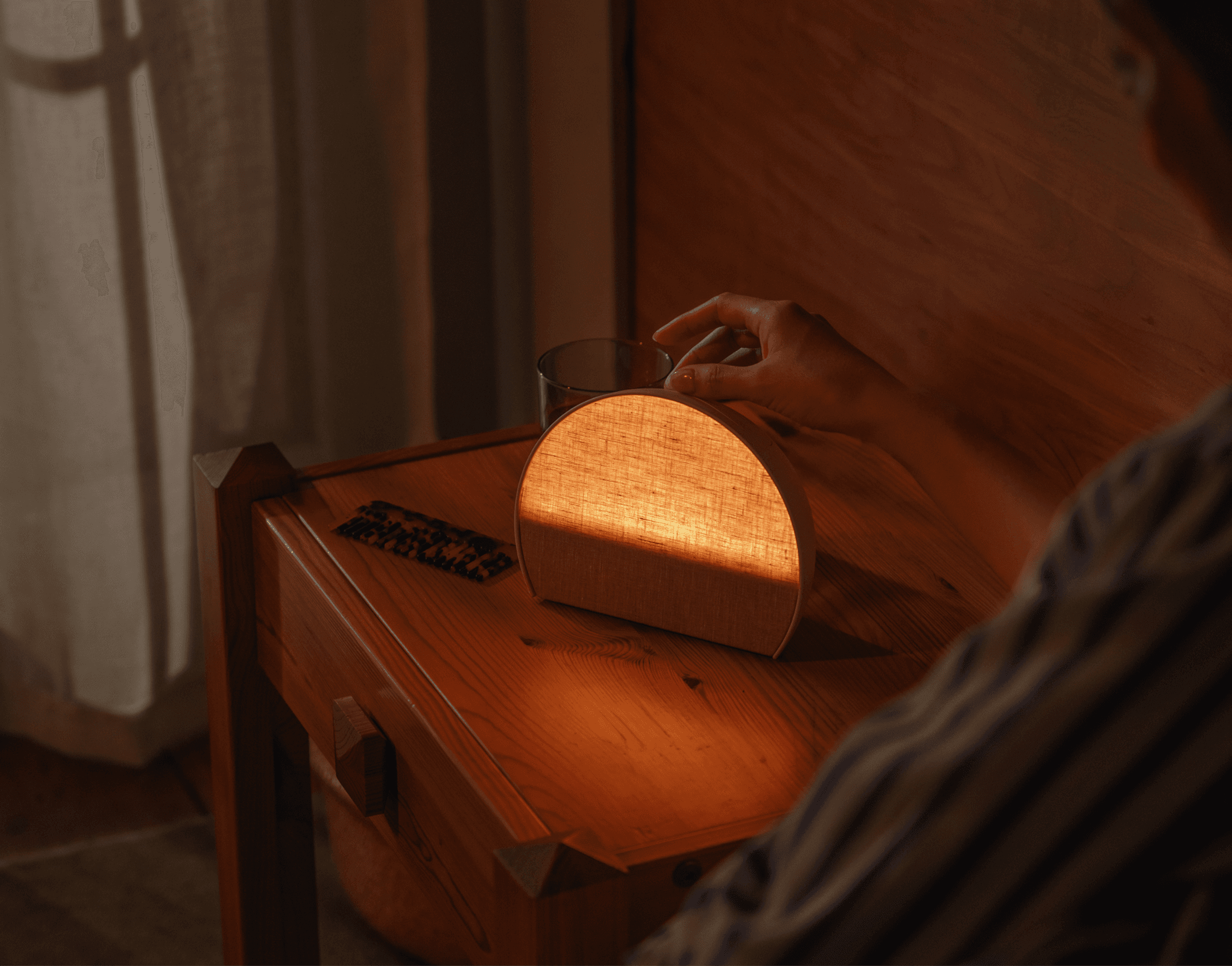 hatch sleep clock putty lifestyle view