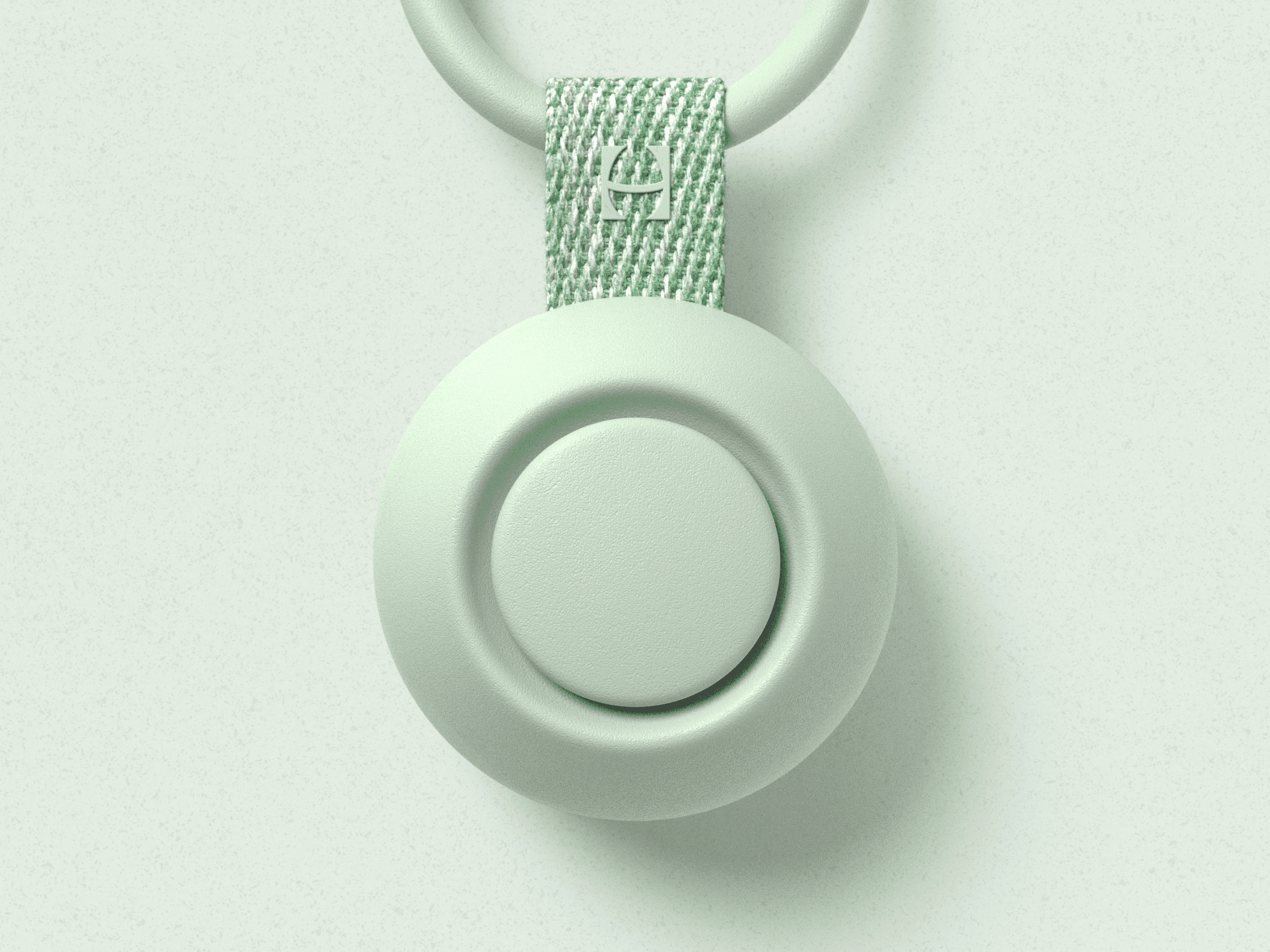 Closeup of the front speaker of Hatch Go mint colorway