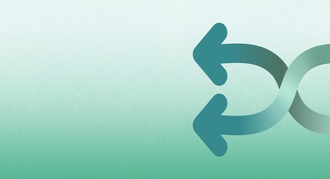 An illustration of crossed arrows